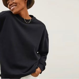 Everlane track oversized crew